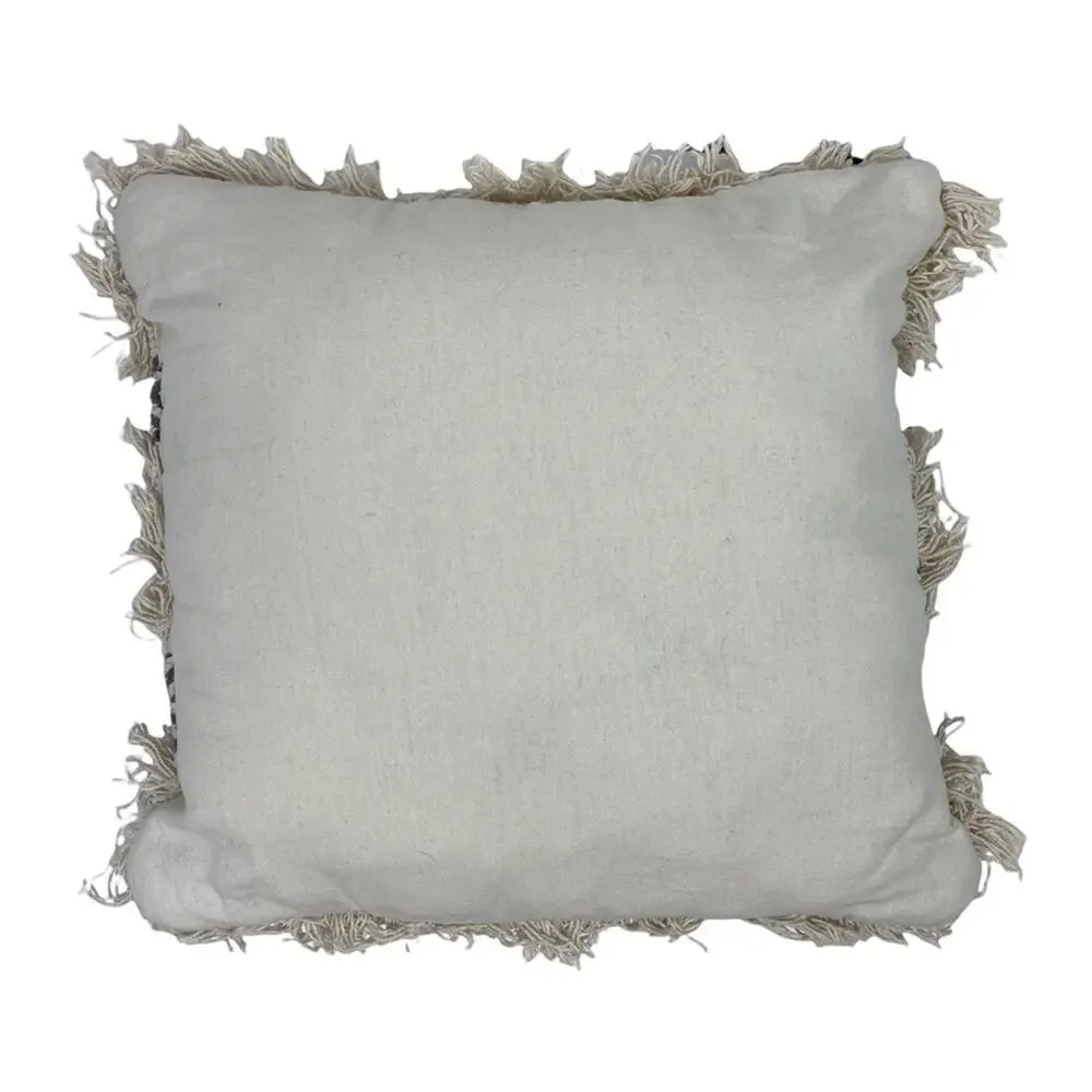 Vaibhav Overseas Cotton Woven Cushion for Home Boho Throw Pillow 16.5